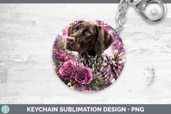 GorgeousDogs 03 Checker Valentine Keychain design.