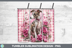 GorgeousDogs 03 Checker Valentine Tumbler design.