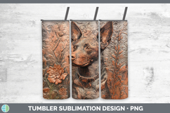 GorgeousDogs 03 Copper Relief Tumbler design.