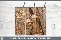 GorgeousDogs 03 Copper Relief Tumbler design.