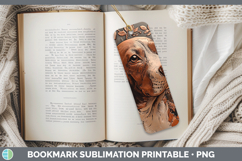 GorgeousDogs 03 Copper Relief Bookmark design.