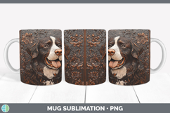GorgeousDogs 03 Copper Relief Mug Wrap design.