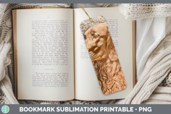 GorgeousDogs 03 Copper Relief Bookmark design.