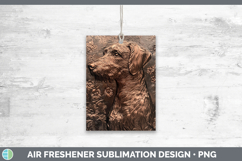 GorgeousDogs 03 Copper Relief Air Freshener design.