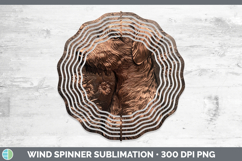 GorgeousDogs 03 Copper Relief Wind Spinner design.