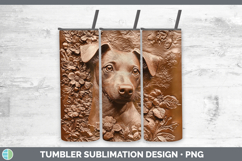 GorgeousDogs 03 Copper Relief Tumbler design.