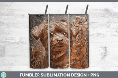 GorgeousDogs 03 Copper Relief Tumbler design.