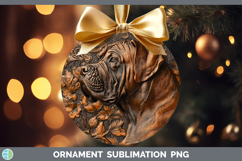 GorgeousDogs 03 Copper Relief Ornament design.
