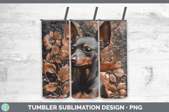 GorgeousDogs 03 Copper Relief Tumbler design.