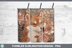 GorgeousDogs 03 Copper Relief Tumbler design.