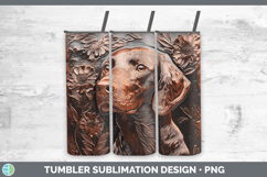 GorgeousDogs 03 Copper Relief Tumbler design.