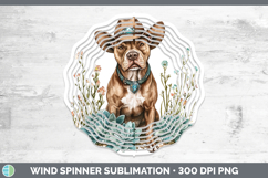 GorgeousDogs 03 Country Western Wind Spinner design.