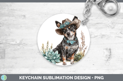 GorgeousDogs 03 Country Western Keychain design.