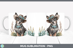 GorgeousDogs 03 Country Western Mug Wrap design.