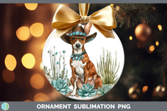 GorgeousDogs 03 Country Western Ornament design.