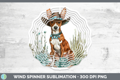 GorgeousDogs 03 Country Western Wind Spinner design.