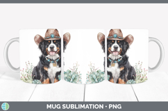 GorgeousDogs 03 Country Western Mug Wrap design.