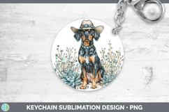 GorgeousDogs 03 Country Western Keychain design.