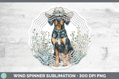 GorgeousDogs 03 Country Western Wind Spinner design.