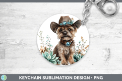 GorgeousDogs 03 Country Western Keychain design.