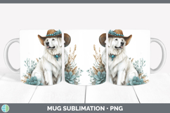 GorgeousDogs 03 Country Western Mug Wrap design.