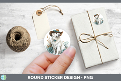 GorgeousDogs 03 Country Western Stickers design.