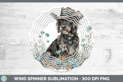 GorgeousDogs 03 Country Western Wind Spinner design.