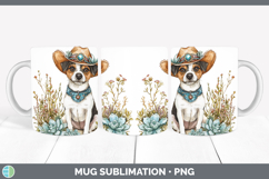 GorgeousDogs 03 Country Western Mug Wrap design.