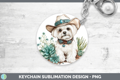 GorgeousDogs 03 Country Western Keychain design.
