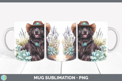 GorgeousDogs 03 Country Western Mug Wrap design.