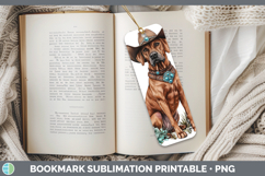 GorgeousDogs 03 Country Western Bookmark design.