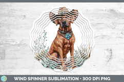 GorgeousDogs 03 Country Western Wind Spinner design.