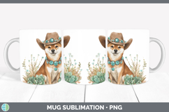 GorgeousDogs 03 Country Western Mug Wrap design.