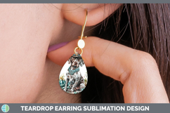GorgeousDogs 03 Country Western Teardrop Earrings design.