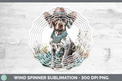 GorgeousDogs 03 Country Western Wind Spinner design.