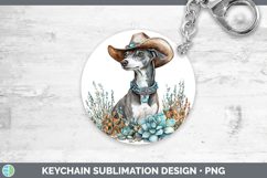 GorgeousDogs 03 Country Western Keychain design.