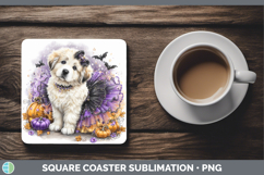 GorgeousDogs 03 Halloween Square Coaster design.