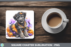 GorgeousDogs 03 Halloween Square Coaster design.