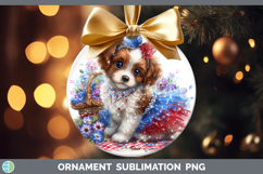GorgeousDogs 03 Patriotic Ornament design.