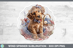 GorgeousDogs 03 Patriotic Wind Spinner design.