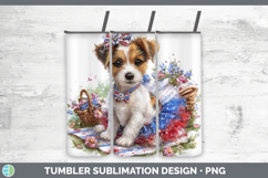 GorgeousDogs 03 Patriotic Tumbler design.