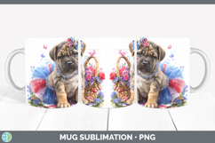 GorgeousDogs 03 Patriotic Mug Wrap design.