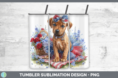 GorgeousDogs 03 Patriotic Tumbler design.