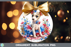 GorgeousDogs 03 Patriotic Ornament design.