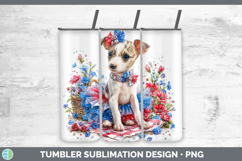 GorgeousDogs 03 Patriotic Tumbler design.