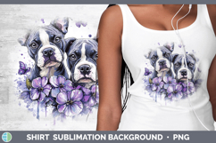 GorgeousDogs 03 Purple Drips Shirt design.