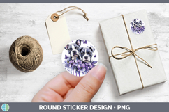 GorgeousDogs 03 Purple Drips Stickers design.