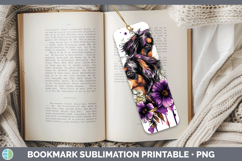 GorgeousDogs 03 Purple Drips Bookmark design.