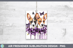 GorgeousDogs 03 Purple Drips Air Freshener design.