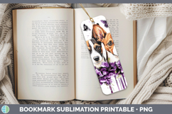 GorgeousDogs 03 Purple Drips Bookmark design.